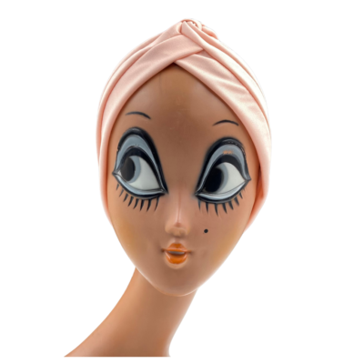 Bonnet de jour rose pâle