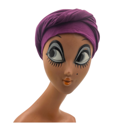 Bonnet de jour violet