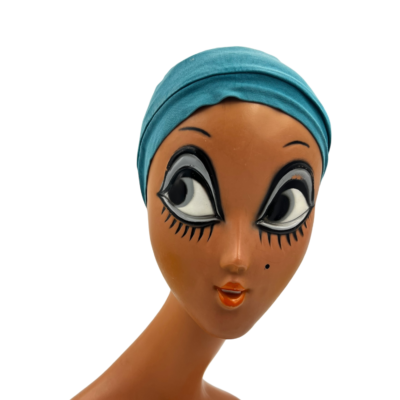 Bonnet de jour turquoise