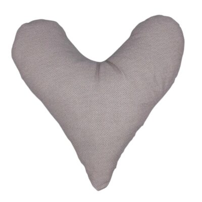 Coussin blanc lignes roses