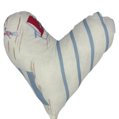 Coussin Coeur Esprit Plage
