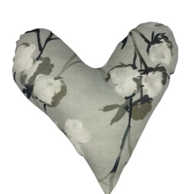 Coussin Coeur Fleur de Coton